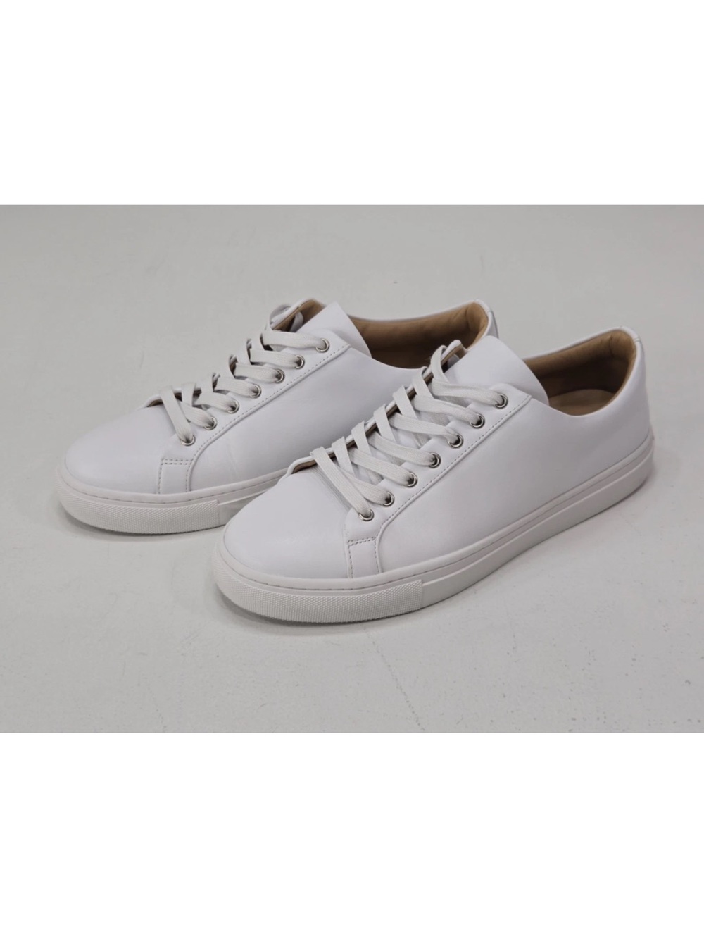 Thursday Boot Co Shoes Mens 9 Premier Low Top White Leather Lace Up Sneakers - Picture 2 of 13